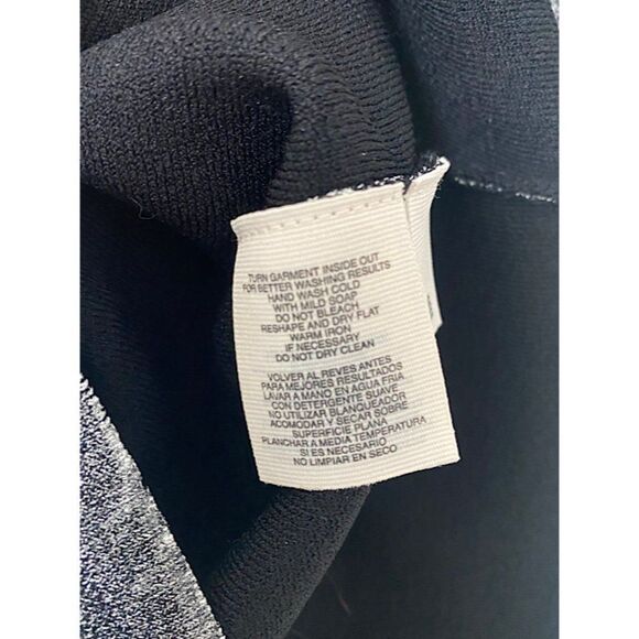 Rachel Roy Women's Gray Silver Metallic Sleeveless Pencil Dress Sheath‎ Sz M - Picture 4 of 6